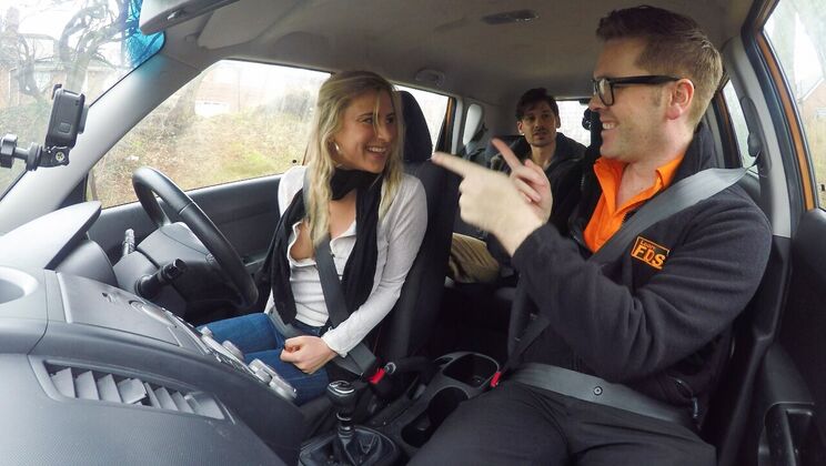 [FakeHub] - Couple Goes Wild on Teacher's Vehicle - Pavlos Hard - Marina Maya