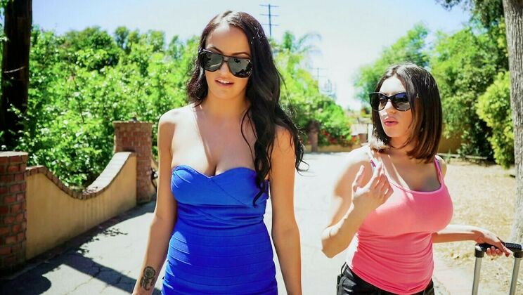 [GirlsGonePink] - Big Tit Lesbians Enjoy a Steamy Shower - Darcie Dolce - Sofi Ryan