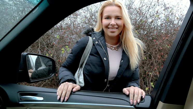 [StrandedTeens] - Car Sex with Flirty Blonde Nikky - Nikky Dream