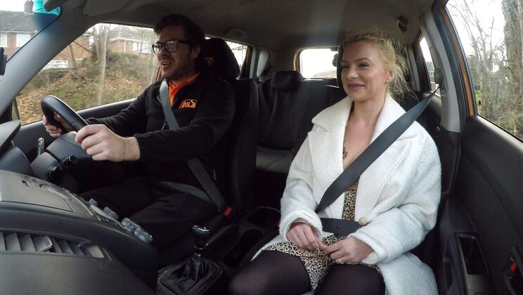 [FakeHub] - Get Behind the Wheel with a Polish Blonde Siren - Pavlos Hard - Marina Maya