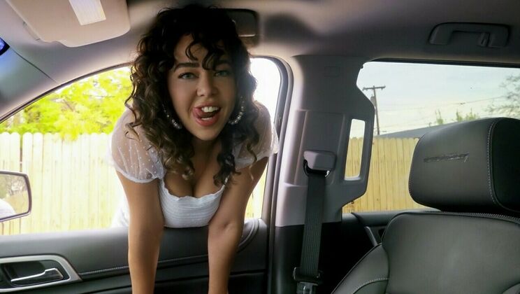 [StrandedTeens] - Squirting Brunette Stranded with Big Cock