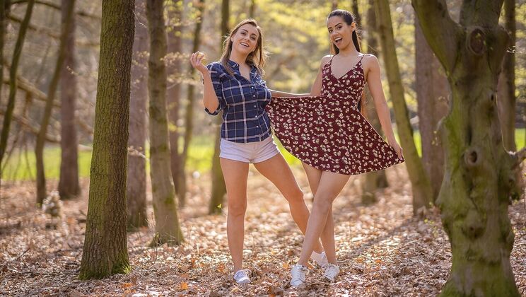 [Lesbea] - Colombian Beauty Licks Brunette with Big Tits - Andreina DeLuxe - Josephine Jackson