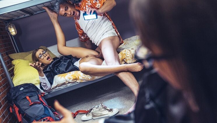 Nerdy Nymphos in Threesome Thrills