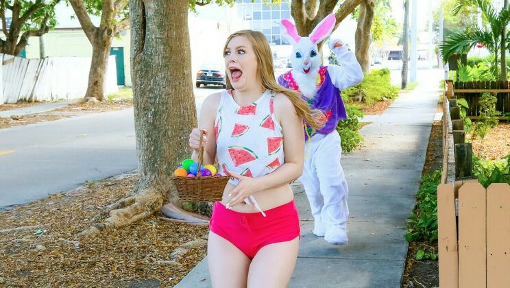 [StrandedTeens] - Blonde Babes Steal Easter Fun
