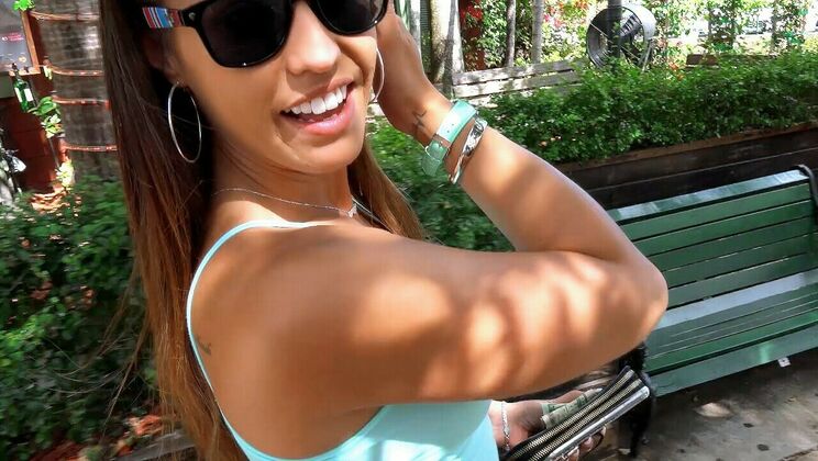 [PublicPickups] - POV Blowjob with Tattooed Brunette Kelsi Monroe - Kelsi Monroe - Brick Danger