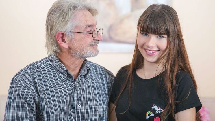 [Oldje] - Hairy Pussy Maid Luna's Young Desire