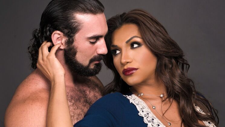 [TransSensual] - Cumshot with Brunette Shemale Jessy