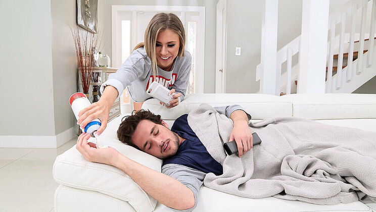 [MyGirlLovesAnal] - Blonde Teen Anya Olsen Gets Anal on the Sofa