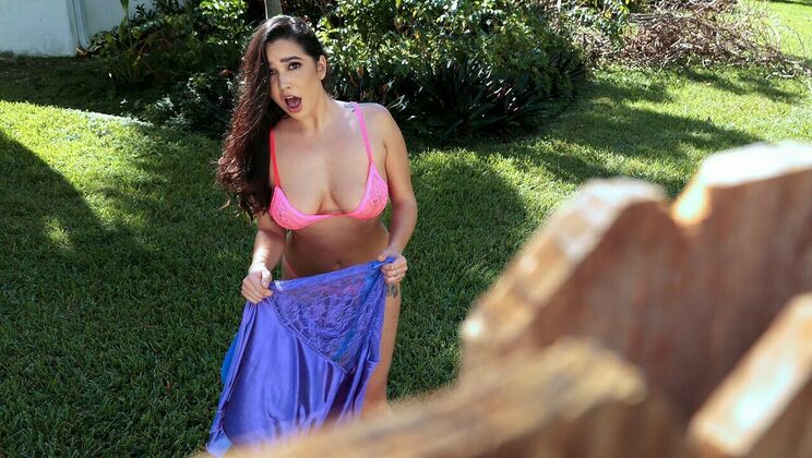 [PervsOnPatrol] - Brunette Latina Deepthroats Big Cock