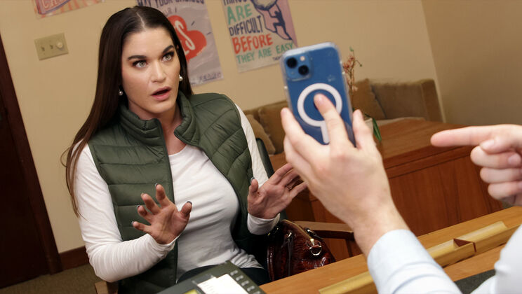 [PervPrincipal] - Big Tits Teacher Gets Caught