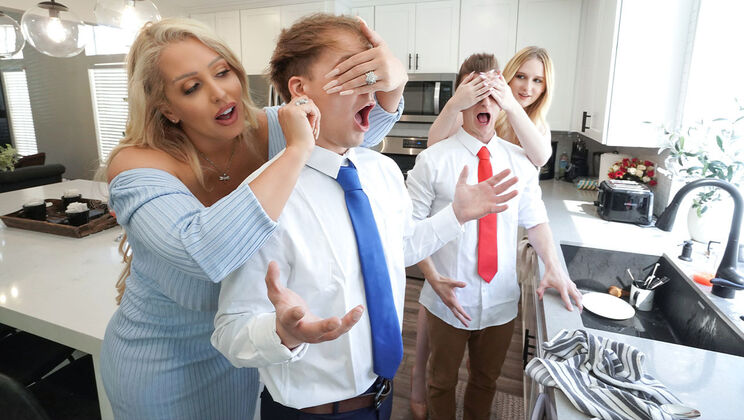 [MomSwap] - Pornstar Party at Home - Alura TNT Jenson - Audrey Madison - Joshua Lewis - Oliver Faze