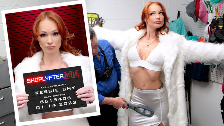 [ShopLyfterMYLF] - Red Hot Redhead Steals the Show - Rusty Nails - Kessie Shy