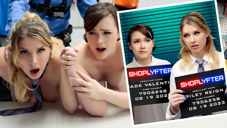 [Shoplyfter] - Case 7906258: Naughty Thieves - Calvin Hardy - Riley Reign - Jade Valentine