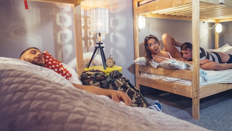 [FakeHostel] - Double Dicking Outdoor with Amateur Stars - Sam Bourne - Francys Belle - Jason X