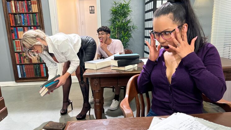 [LilHumpers] - Library Sex with Tattooed and Pierced Amateur