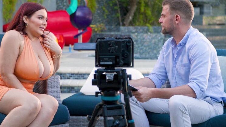 [PornWorld] - Natasha Nice's Big Tits Bounce During Anal Fucking Interview