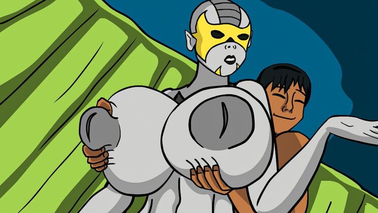 [AdultTimeAnimation] - Interracial Blowjob 1 - Kira Noir - April Oneil