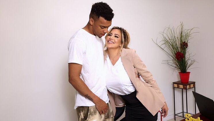 [FantasyMassage] - Blonde Bombshell Cheating With Black Lover - Caitlin Bell - Lawson Jones