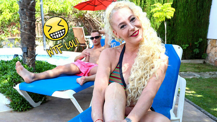 [Grandmams] - Old and Young Shaved Blonde