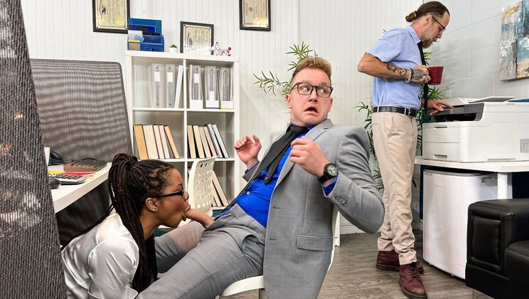 [WorkMeHarder] - Cum on Pussy and Glasses Galore - Kira Noir - Van Wylde