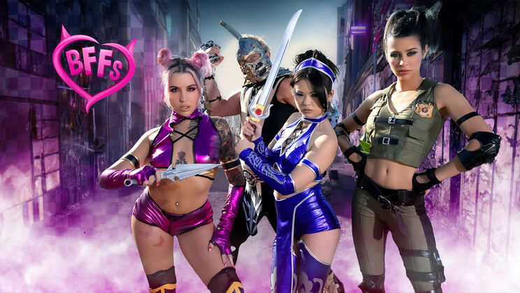 [BFFs] - Mortal Kombat XXX - Lulu Chu - Kylie Rocket - Clarke Kent - Luna Legend