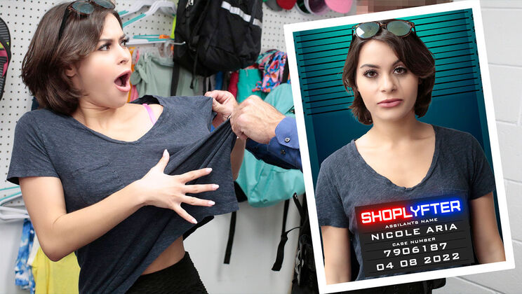 [Shoplyfter] - Justin Magnum and Nicole Aria's Naughty Thong Fun - Justin Magnum - Nicole Aria