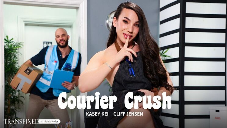 [Transfixed] - Shemale Courier Gets Fucked - Kasey Kei - Cliff Jensen
