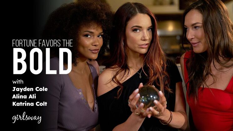 [Girlsway] -  Fortune Loves Hairy Lesbians  - Jayden Cole - Alina Ali - Katrina Colt