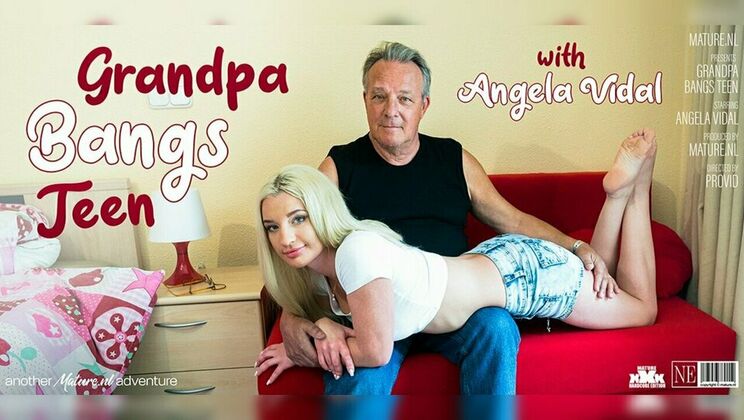 [Mature.nl] - Angela Vidal Rides Grandpa Harry's Dick - Angela Vidal - Harry