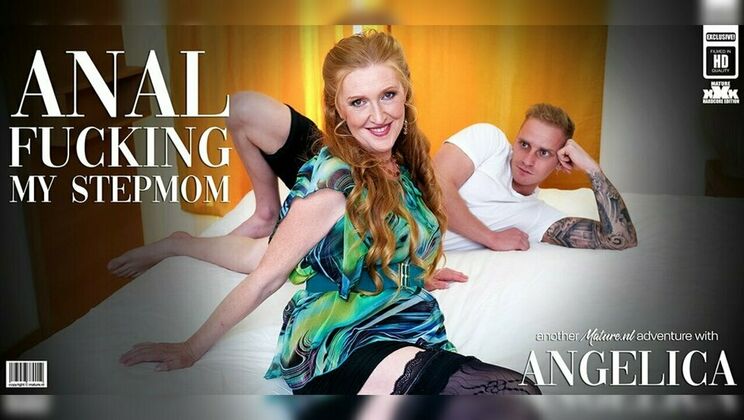 [Mature.nl] - Shaved Redhead StepMom Angelica Gets Anal - Angelica - Martin Spell
