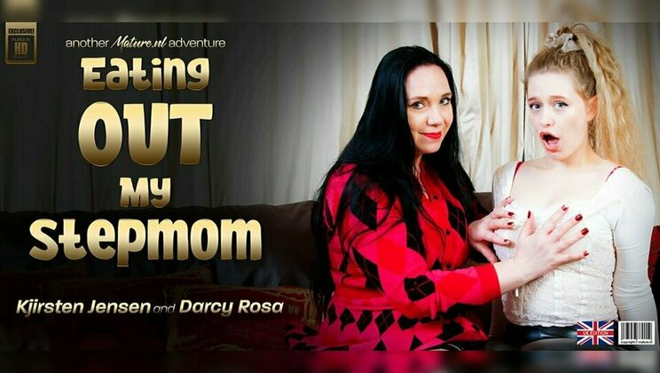 [Mature.nl] - Darcy Rosa and Stepmom Kjirsten Jensen in Lesbian Action