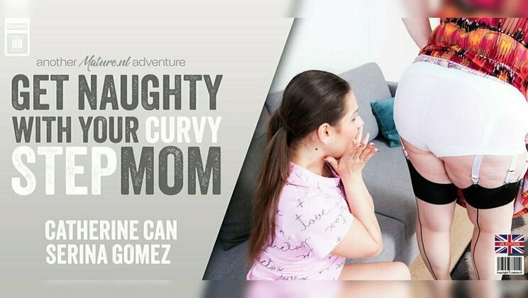 [Mature.nl] - Teen Serina Gomez Gets Her Pussy Licked by Stepmom Catherine Can