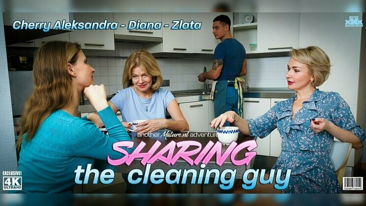 [Mature.nl] - Sexy Housewives Share a Young Guy