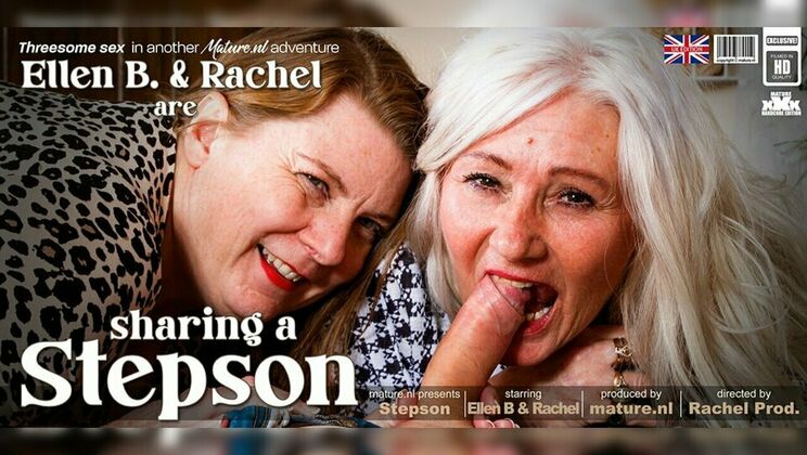 [Mature.nl] - Stepson Caught Between Two Women: Ellen B. and Rachel's Seductive Game