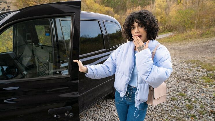 [FakeTaxi] - Euro Hooker Gives a Blowjob