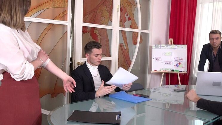 [NRXStudio] - Secretary Mia Piper Gets Dirty with the Staff - Willy Regal - Mia Piper - Tommy Gold - Nick Whitehard