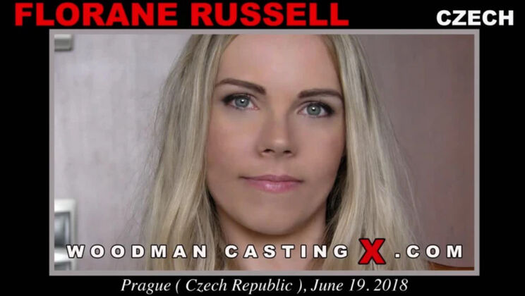 [WoodmanCasting] - Florane Russell's Cumshot and Rimming Action - Florane Russell