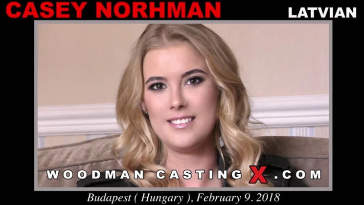[WoodmanCasting] - Casey Norhman Shaved Pussy and Tattooed Body