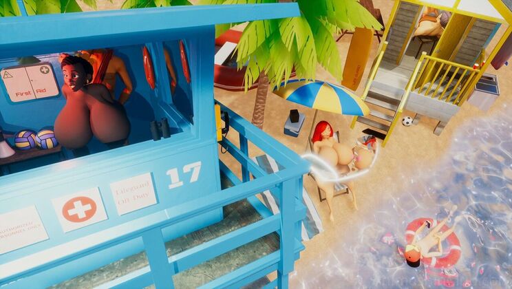 [AdultTimeAnimation] - Masturbation by the Ocean - Charlie Rae