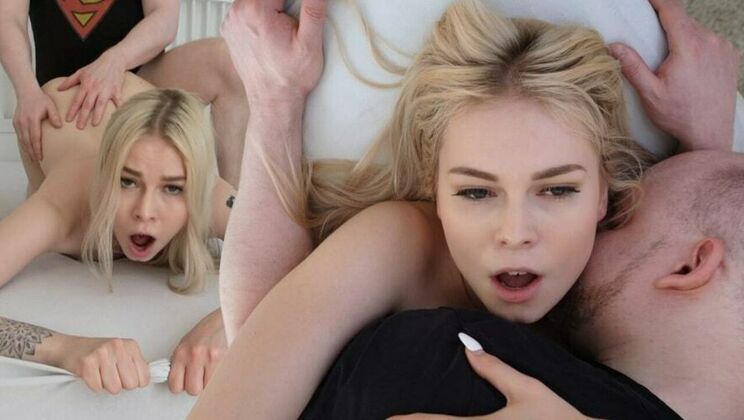 [PornForce] - Teen Blonde Creampied Three Times - Mimi Cica - Butt Spencer