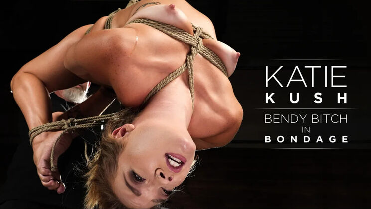 [Hogtied(Kink)] - Bendy Blonde Katie Kush in BDSM Action - The Pope - Katie Kush