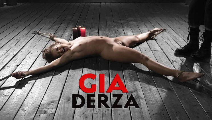 [Hogtied(Kink)] - Double Penetration and Flogging with Gia Derza - Gia Derza - The Pope
