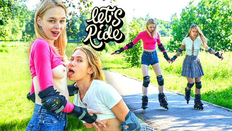 [ClubSweethearts] - Natural Beauties Nika and Elloise Finger and Lick on Rollerblades - Nika Murr - Elloise Arti
