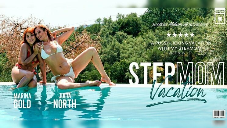 [Mature.nl] - Stepmom Julia North Gets Eaten Out by Marina Gold - Julia North - Marina Gold