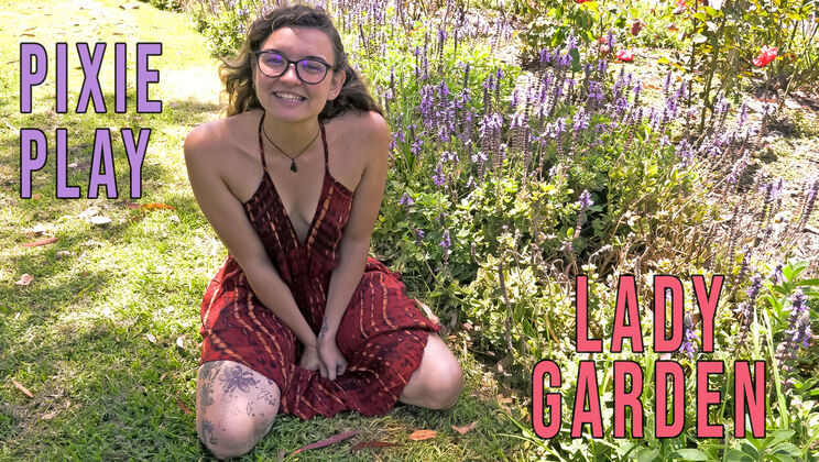 [GirlsOutWest] - Blonde Pixie's Lady Garden Fun - Pixie Play