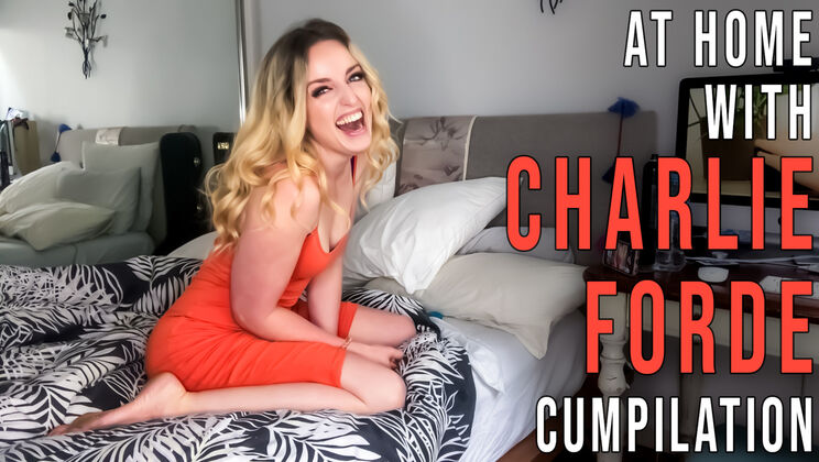 Blonde Bombshell Charlie Forde's Masturbation