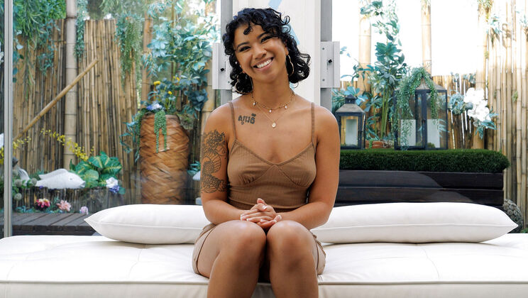 [NetVideoGirls] - Ameena's Deepthroat Tryout - Ameena