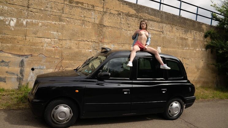 [FakeTaxi] - Wife's Natural Tits on Display - Agatha Shay