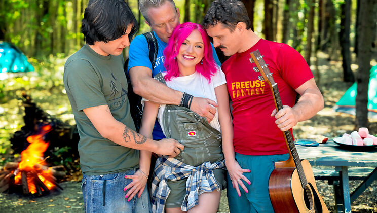 [FreeUseFantasy] - Sharing is Caring: Camper Cutie Gets Naughty - Robby Echo - Clarke Kent - Gracie Gates - Elias Cash