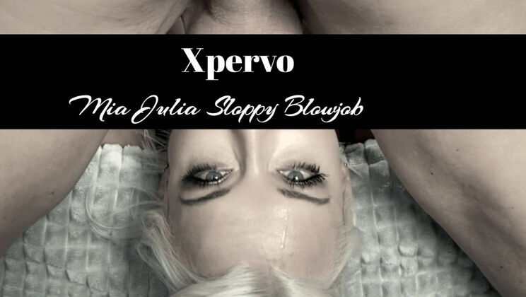 [Xpervo] - Mia Julia Gives Marcello a Sloppy Blowjob - Marcello Bravo - Mia Julia